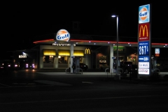 Minot Avenue at night